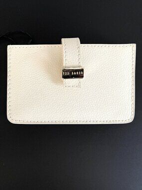 NWT Ted Baker Rainn Card Holder Wallet (Cream)